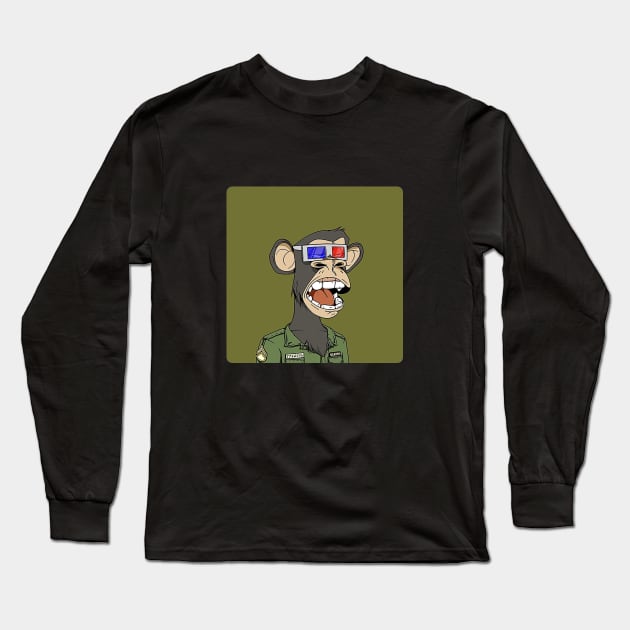 Bored Ape Yacht Club, BAYC Long Sleeve T-Shirt by GREEN GRAPE